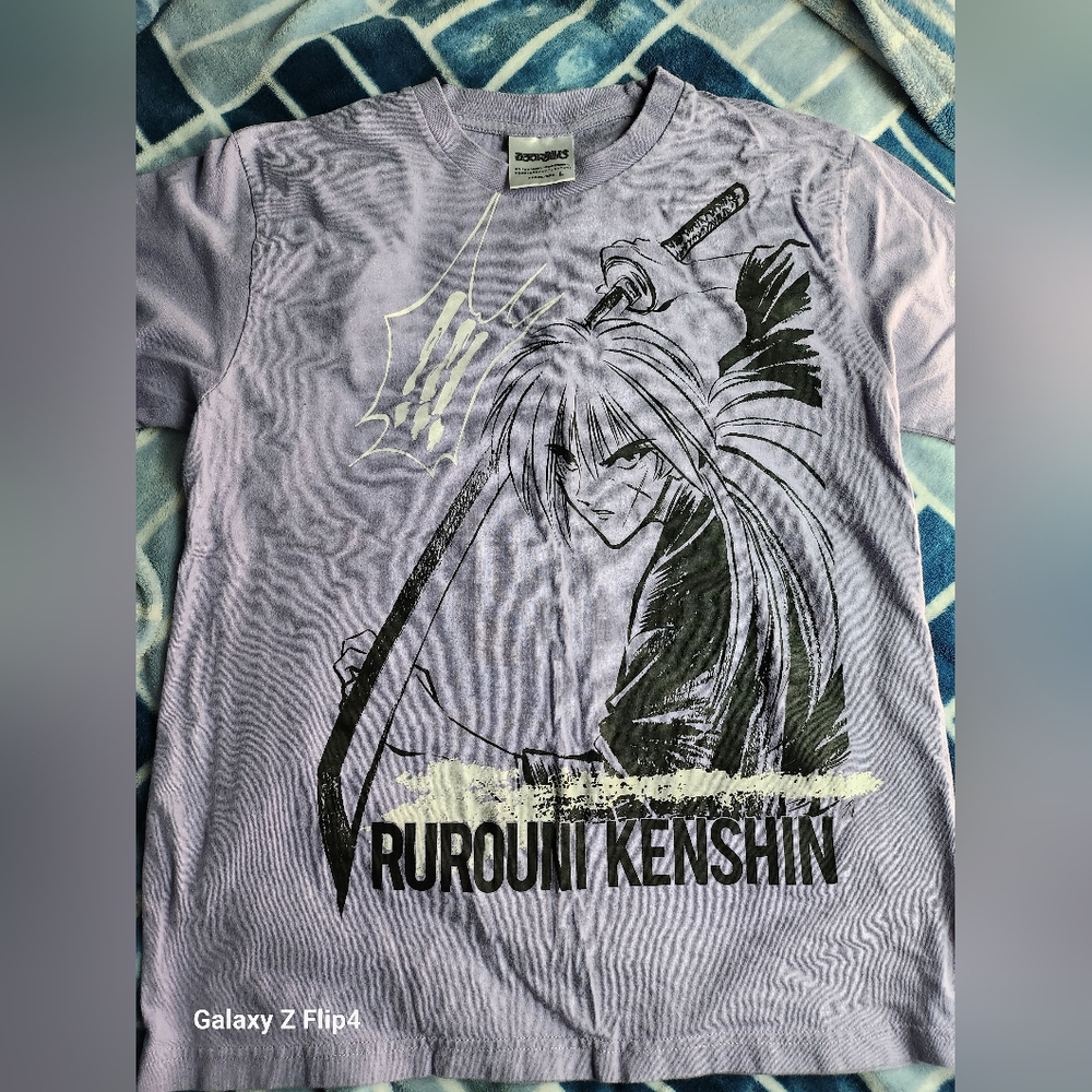 Rurouni Kenshin Graphic T-Shirt - Purple